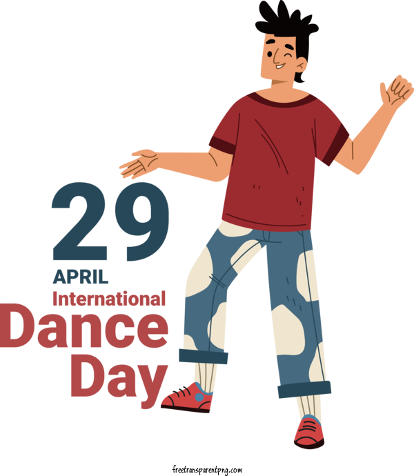 Free Holidays  International Dance Day Dance Day For International Dance Day Clipart Transparent Background