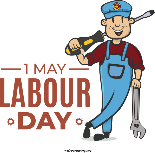 Free Holidays  Labor Day Labour Day For Labor Day Clipart Transparent Background