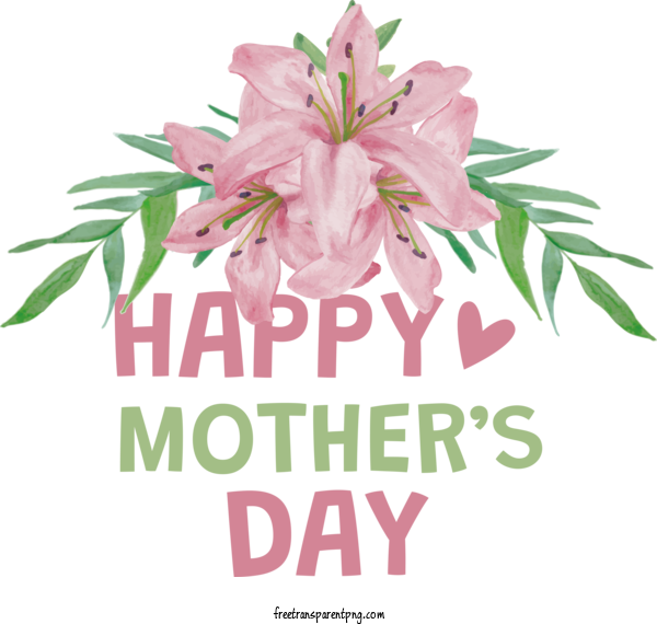 Free Holidays Mothers Day For Mothers Day Clipart Transparent Background