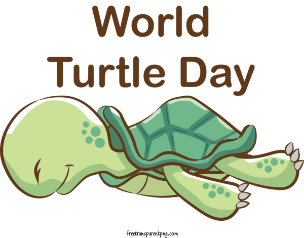 Free Animals Turtle World Turtle Day For Turtle Clipart Transparent Background
