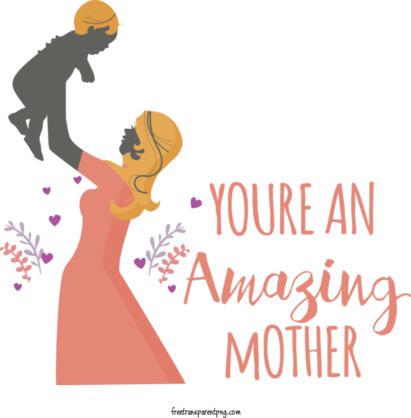 Free Holidays Amazing Mother Mothers Day For Mothers Day Clipart Transparent Background