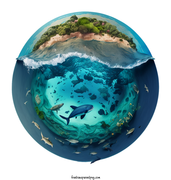 Free World Ocean Day World Ocean Day World Oceans Day For World Oceans Day Clipart Transparent Background