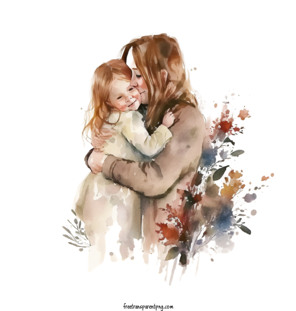 Free Mom And Daughter Mom And Kid Mom And Daughter Mothers Day For Mothers Day Clipart Transparent Background
