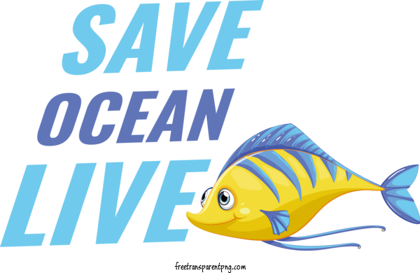 Free World Ocean Day Save Ocean Live World Ocean Day For Save Ocean Live Clipart Transparent Background