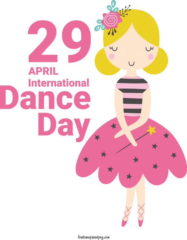 Free International Dance Day International Dance Day Dance Day For Dance Day Clipart Transparent Background