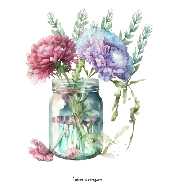 Free Watercolor Comic Book Carnations Flowers Watercolor Carnations Comic Book Carnations Carnations Flowers For Watercolor Carnations Clipart Transparent Background