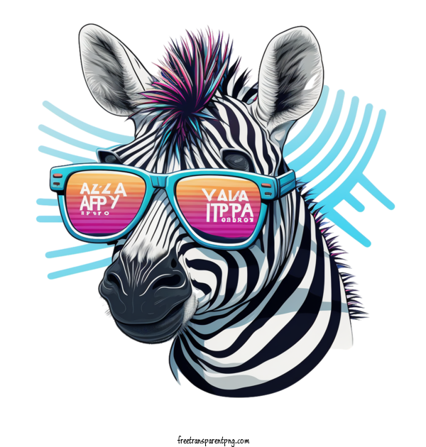 Free Cute Cartoon Neo Zebra Cute Zebra Cartoon Zebra Neo Zebra For Cartoon Zebra Clipart Transparent Background