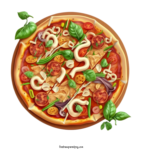 Free Realistic 3d Style Pizza Realistic Pizza 3d Pizza For Realistic Pizza Clipart Transparent Background
