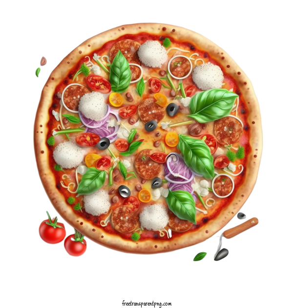 Free Realistic 3d Style Pizza Realistic Pizza 3d Pizza For Realistic Pizza Clipart Transparent Background