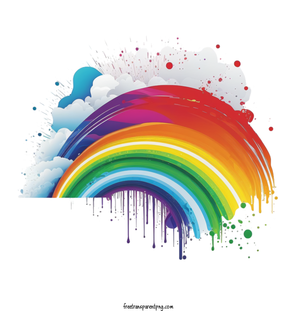 Free Colorful Rainbow Colorful Rainbow Watercolor Rainbow For Watercolor Rainbow Clipart Transparent Background