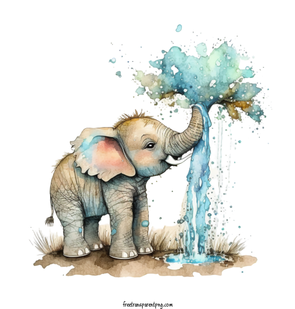 Free Animals Elephant For Elephant Clipart Transparent Background