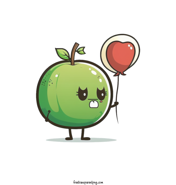 Free Food Fruit Green Apple For Fruit Clipart Transparent Background