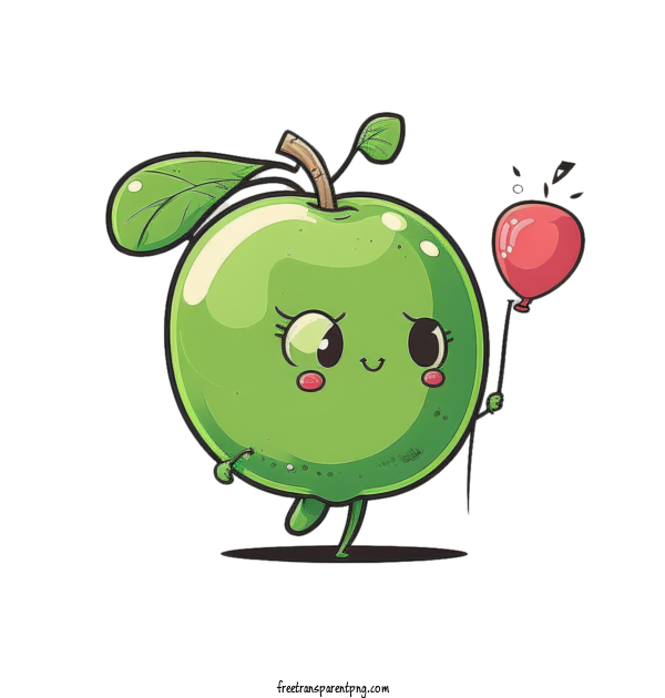 Free Food Fruit Green Apple For Fruit Clipart Transparent Background