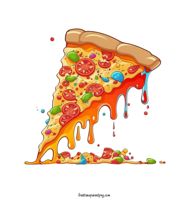 Free Food Pizza Pizza Slice Cartoon Pizza For Pizza Clipart Transparent Background