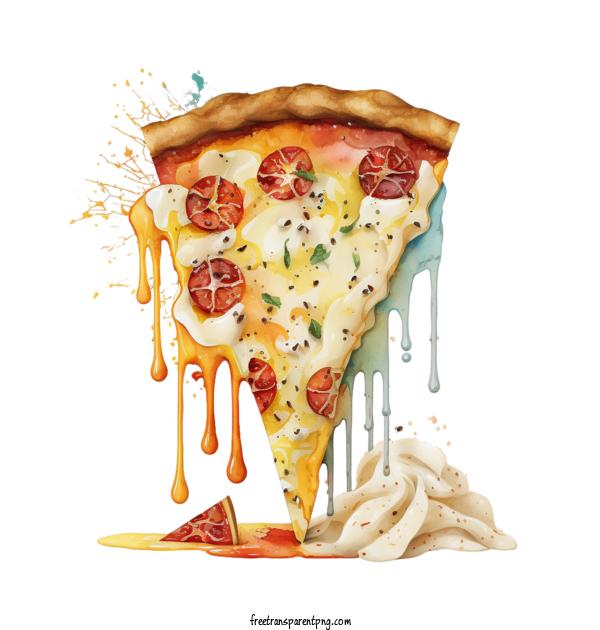 Free Food Pizza Pizza Slice Cute Pizza Slice For Pizza Clipart Transparent Background