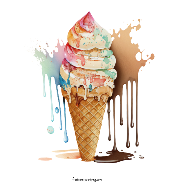 Free Food Ice Cream Ice Cream Cone For Ice Cream Clipart Transparent Background