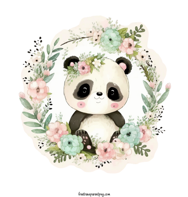Free Animals Cartoon Panda Little Panda Kawaii Panda For Panda Clipart Transparent Background