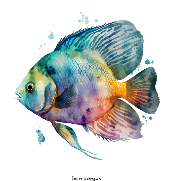 Free Animals Fish Tropical Fish Watercolor Fish For Fish Clipart Transparent Background
