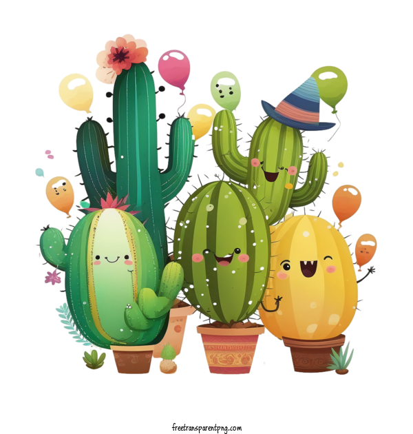 Free Holidays Cinco De Mayo Cartoon Cactus For Cinco De Mayo Clipart Transparent Background
