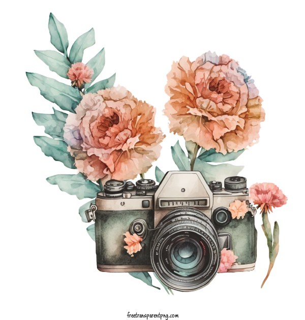 Free Flowers Carnation Watercolor Carnations Carnations With Camera For Carnation Clipart Transparent Background