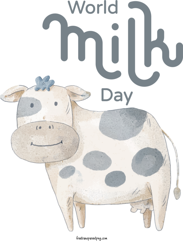 Free Holidays World Milk Day For World Milk Day Clipart Transparent Background