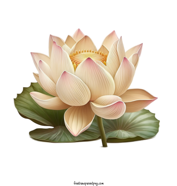 Free Flowers Lotus Flower Cartoon Lotus For Lotus Flower Clipart Transparent Background