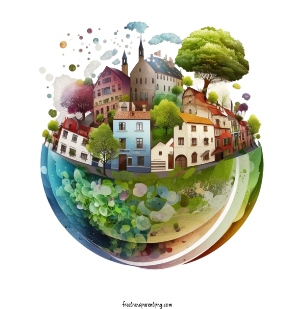 Free Holidays World Town Planning Day Town Planning For World Town Planning Day Clipart Transparent Background