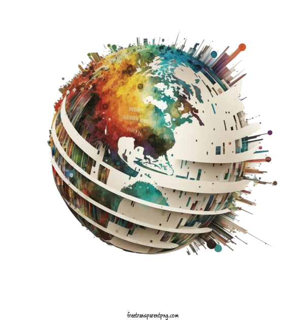 Free Holidays International Internet Day Global Earth For International Internet Day Clipart Transparent Background