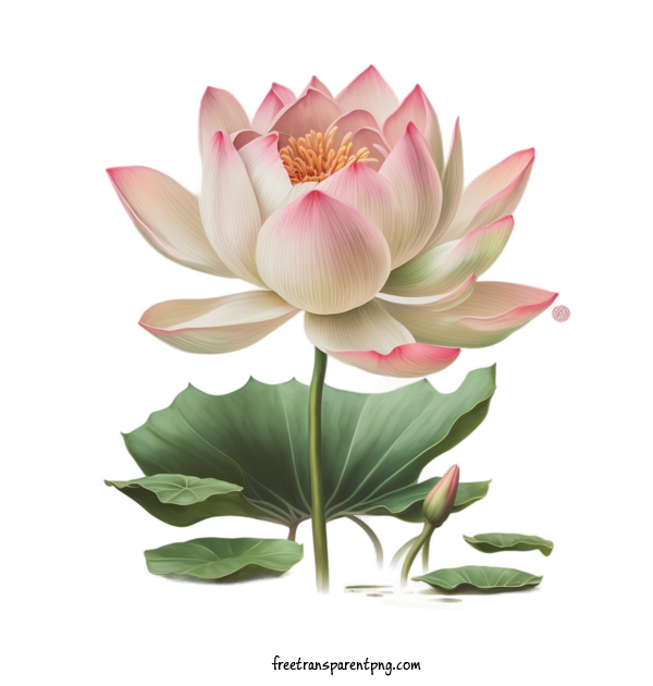 Free Flowers Lotus Flower Hand Painted Lotus Flower For Lotus Flower Clipart Transparent Background