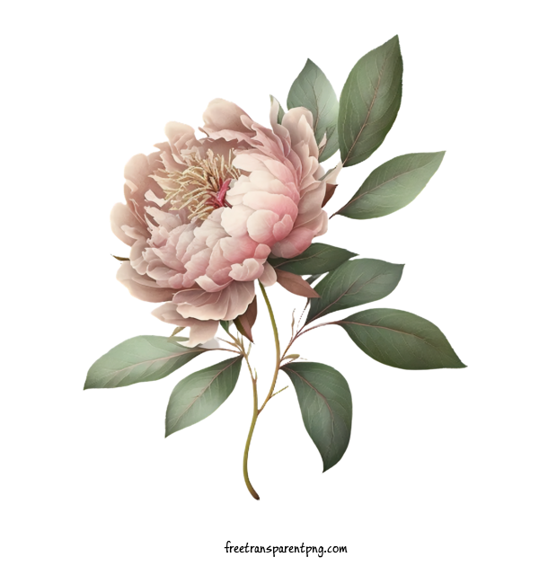 Free Flowers Peony Pastel Peony Pink Peony For Peony Clipart Transparent Background
