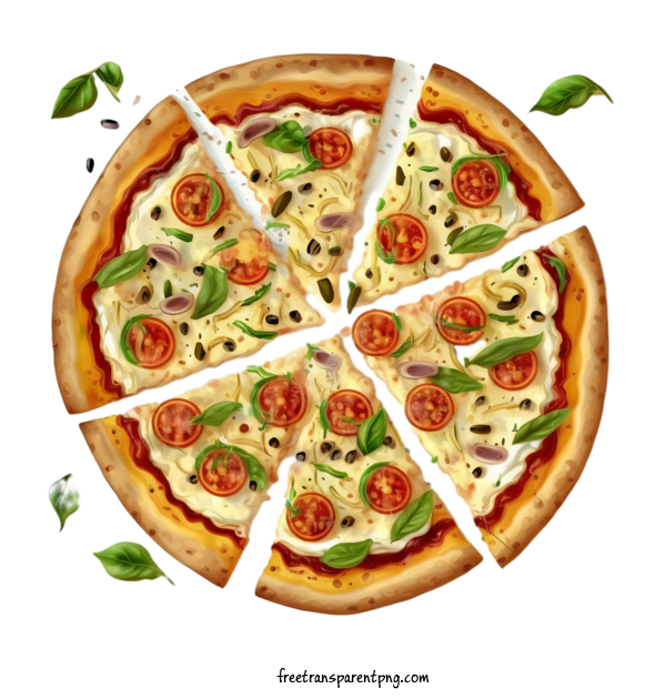 Free Food Pizza Pizza Slice For Pizza Clipart Transparent Background