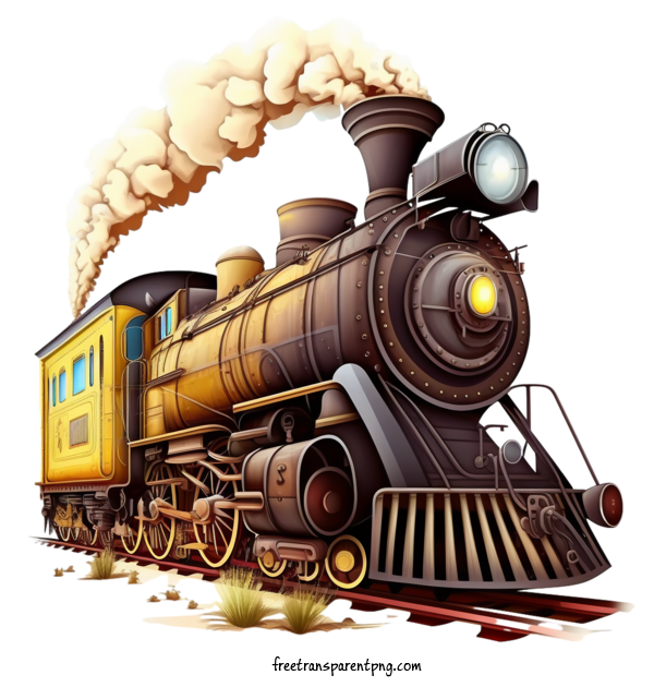 Free Transportation Train Train Steam Engine For Train Clipart Transparent Background
