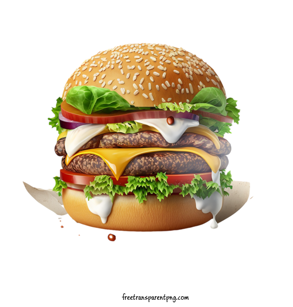 Free Food Hamburger Burger Hamburger For Hamburger Clipart Transparent Background