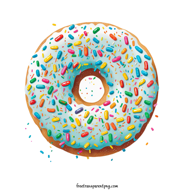 Free Food Donut Donut Sprinkles For Donut Clipart Transparent Background