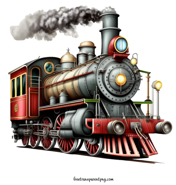 Free Transportation Train Steam Locomotive Train For Train Clipart Transparent Background