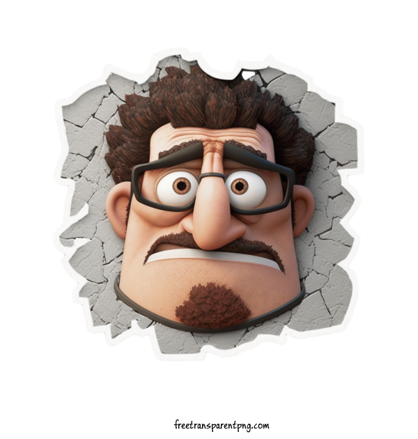 Free Pixar Man Face Pixar Man Face Cartoon Man Face Animation For Cartoon Man Face Clipart Transparent Background