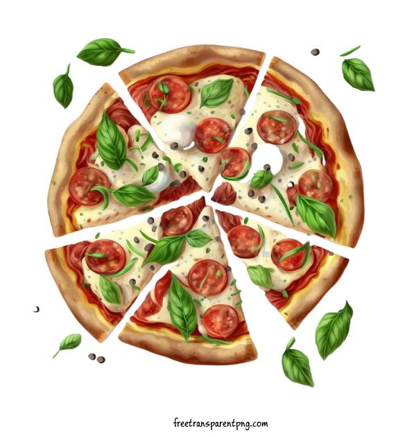 Free Food Pizza Pizza Slice For Pizza Clipart Transparent Background
