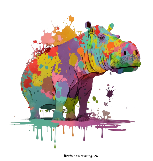 Free Animals Hippo For Hippo Clipart Transparent Background