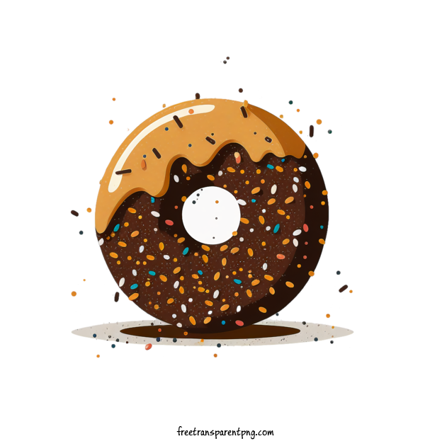 Free Food Donut Donut Chocolate For Donut Clipart Transparent Background