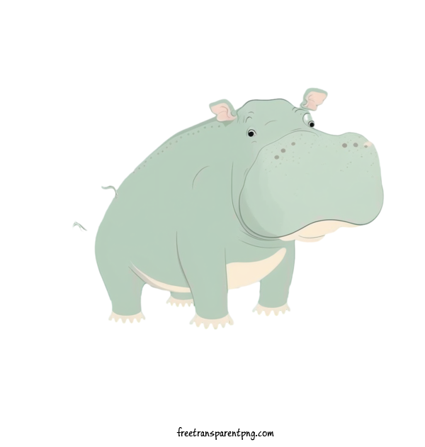 Free Animals Hippo Cute Hippo Cartoon Hippo For Hippo Clipart Transparent Background