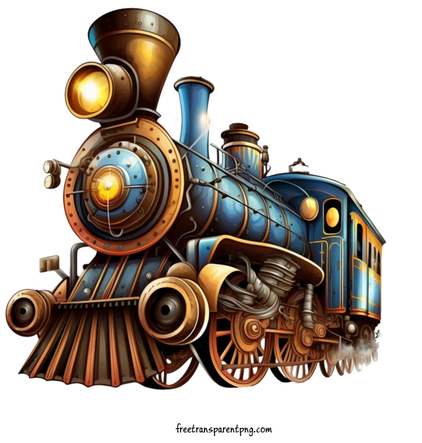 Free Transportation Train Steam Locomotive Train For Train Clipart Transparent Background