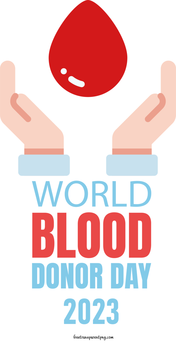 Free Holidays World Blood Donor Day World Blood Donor Day Donor For World Blood Donor Day Clipart Transparent Background