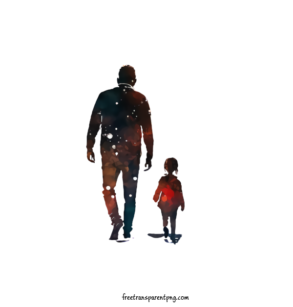 Free Holidays Fathers Day Father Child For Fathers Day Clipart Transparent Background