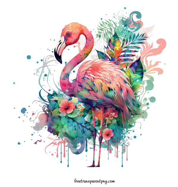 Free Animals Flamingo For Flamingo Clipart Transparent Background