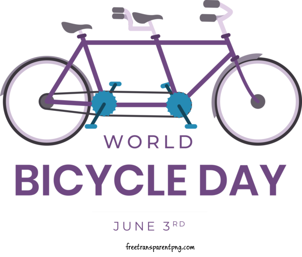 Free Holidays World Bicycle Day World Bike Day Bicycle Day For World Bicycle Day Clipart Transparent Background