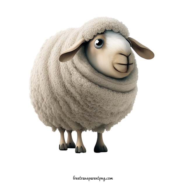 Free Holidays Eid Al Adha Sheep Animal For Eid Al Adha Clipart Transparent Background