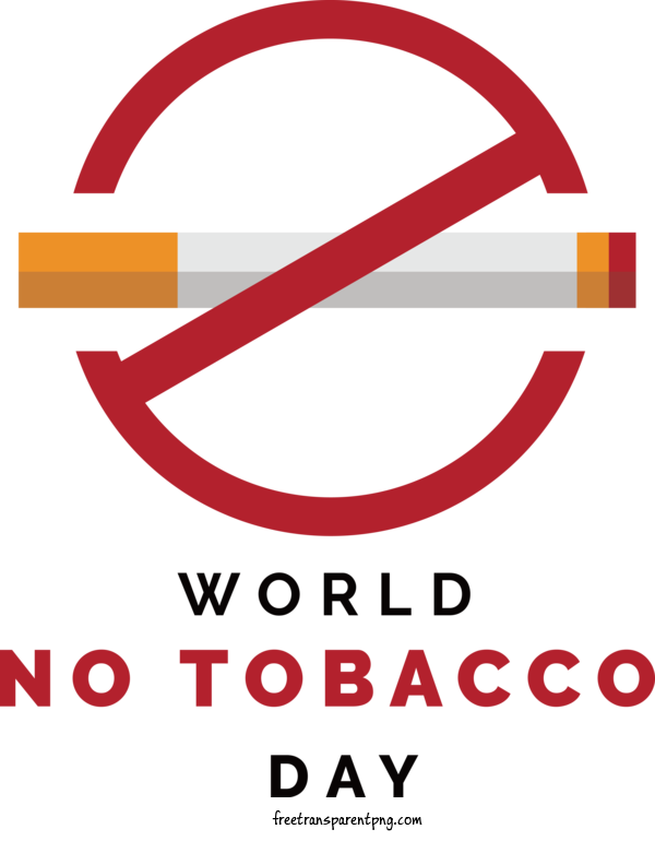 Free Holidays World No Tobacco Day No Tobacco No Tobacco For World No Tobacco Day Clipart Transparent Background