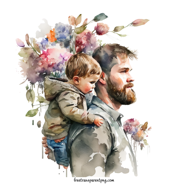 Free Holidays Father And Son Father And Kid Father And Child For Fathers Day Clipart Transparent Background