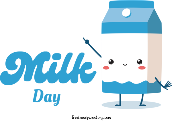 Free Holidays World Milk Day Milk Day Milk Carton For World Milk Day Clipart Transparent Background