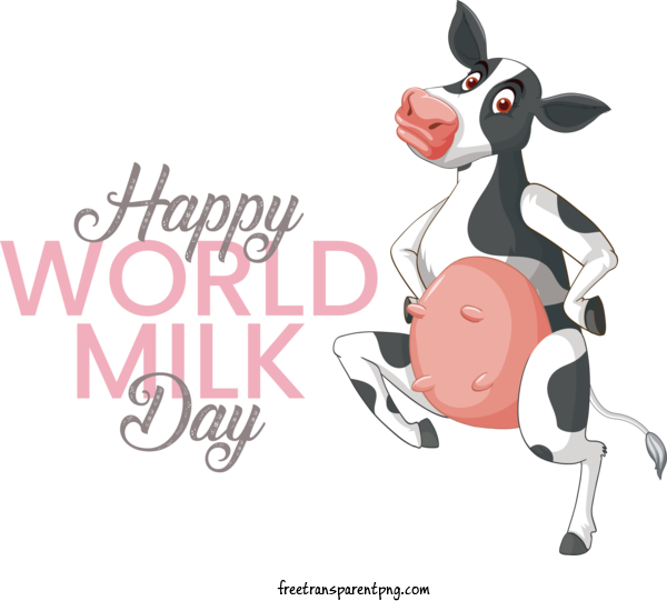 Free Holidays World Milk Day Happy World Milk Day For World Milk Day Clipart Transparent Background